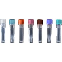 Samples Storage Tubes Vials 0.5ML Non-Sterile Flate Screw-Cap Pack of 500