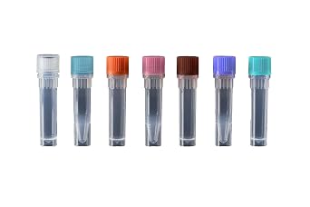 Samples Storage Tubes Vials 0.5ML Non-Sterile Flate Screw-Cap Pack of 500