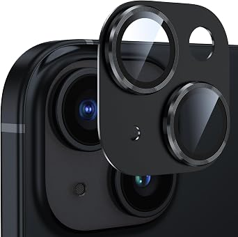 Camera Lens Protective Film for iPhone 13 / iPhone 13 mini, Aluminum Alloy, Tempered Glass, iPhone 13 / iPhone 13 mini Camera Cover, Scratch-Resistant, Shockproof, Overexposure Protection, Ultra-High
