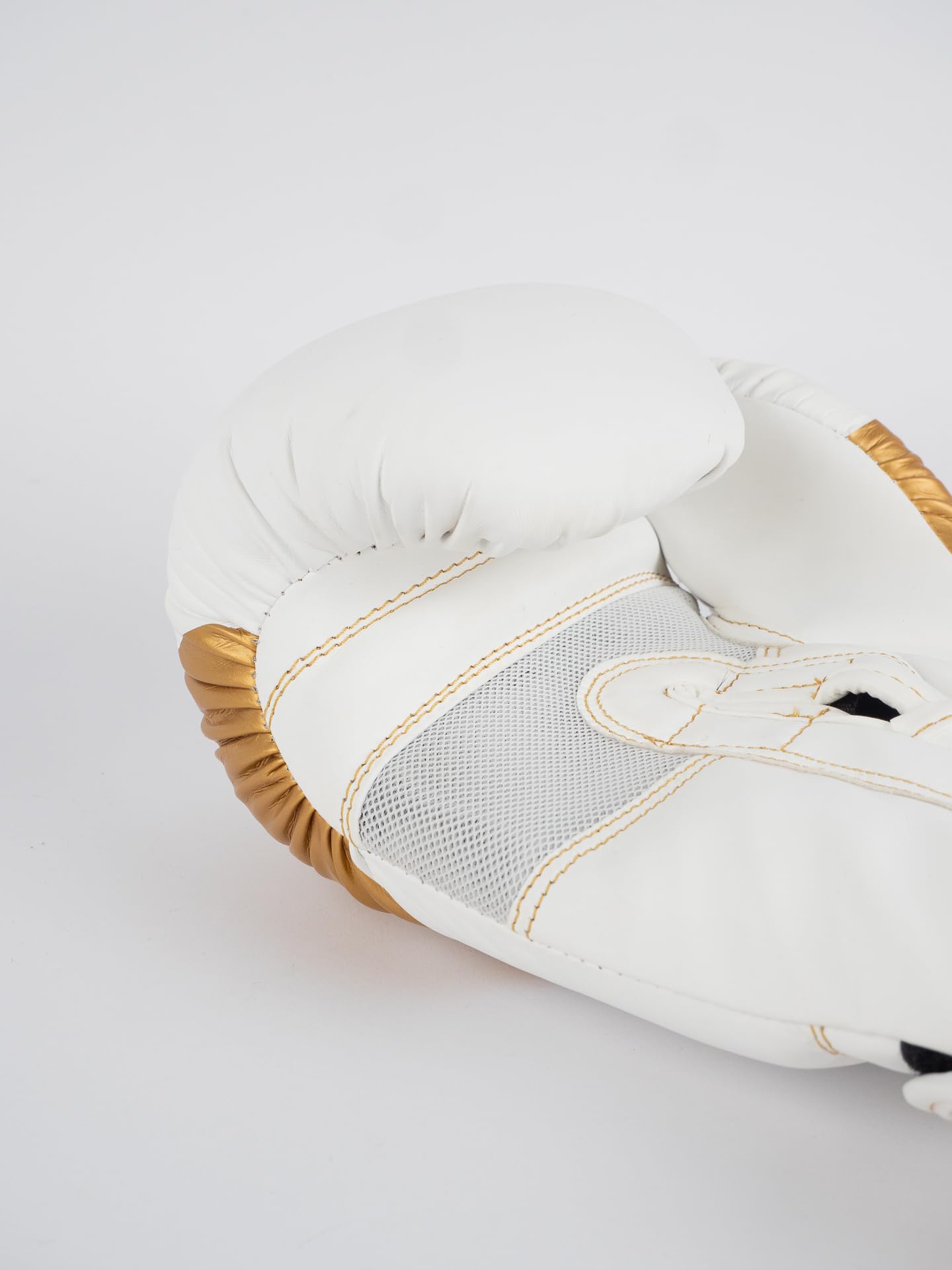 METAL BOXE - Gants de Boxe Blade Gold, Blanc, 10 Oz