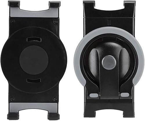 Miniatura 8 de SUNGOOYUE Tablet Desktop Stand, 360 Degree Rotating Holder, 7-10 Inch Universal Mount, ABS and Silicone Construction, Black or White, Portable