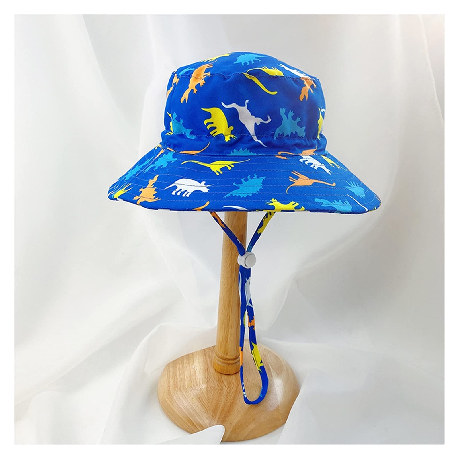 Sombrero de verano para niños, sombrero para el sol para bebés, anti-ultravioleta, verano, grandes aleros, niños, sombrero de pescador, playa, playa, sombrero para el sol para bebés (Azul XS 3 12M)