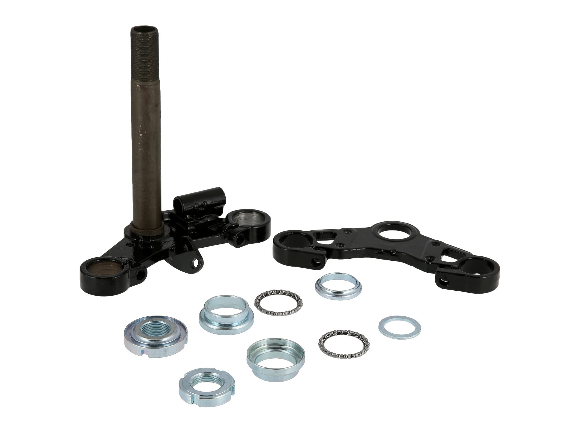 Set: Gabelführung mit Gabelbrücke + Lenkungslager - für Simson S50, S51