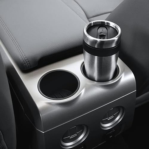 Miniatura 4 de Soporte para tazas de consola central para Ford F150 2009-2014 con soporte de taza de consola de flujo a través del inserto de repuesto para F150