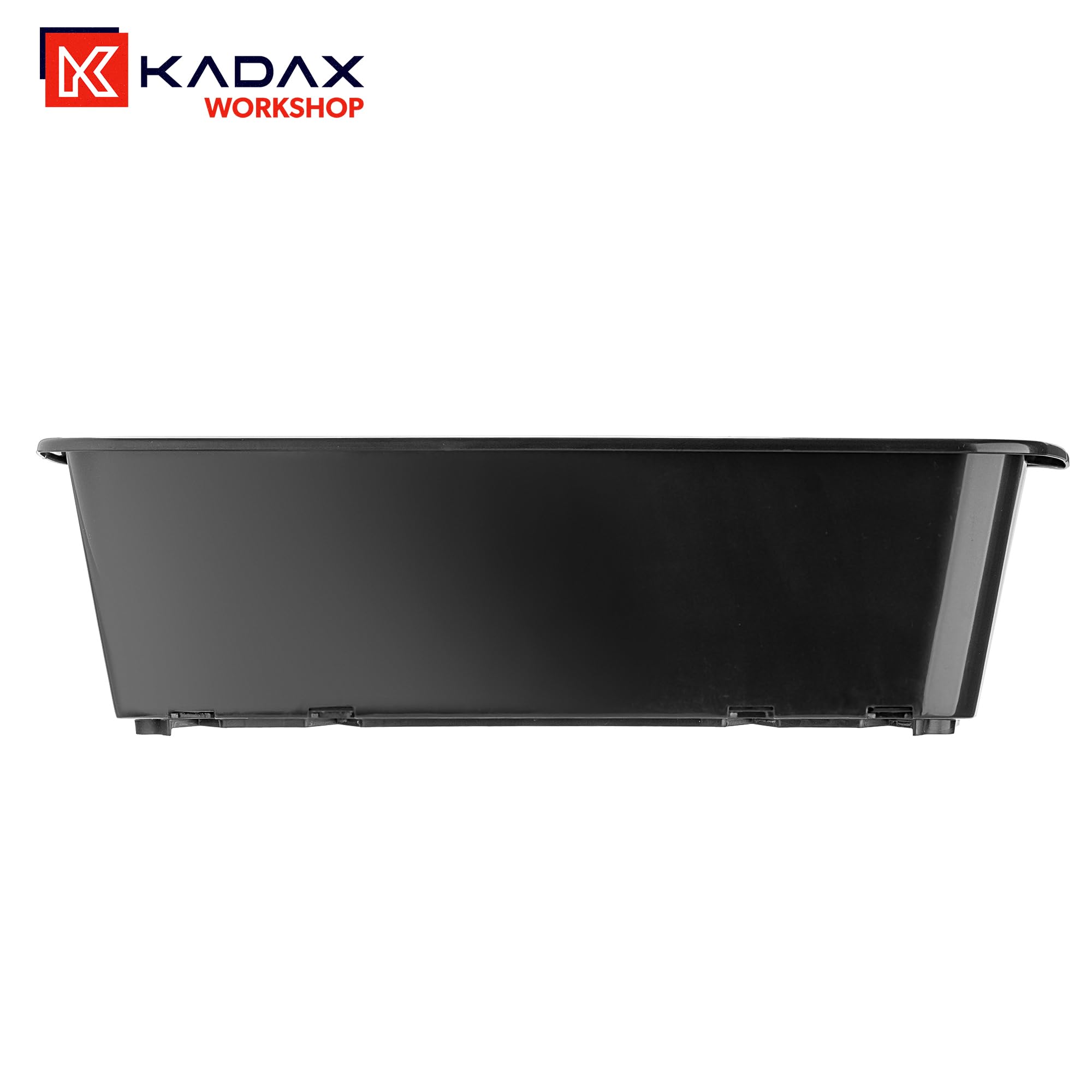 KADAX Regulierbares Gartensieb aus Kunststoff, Runder Kunststoffsieb für Sand & Kompost & Erde & Steine, Mit Manueller Verstellung des Siebeinsatzes (Rechteckig)