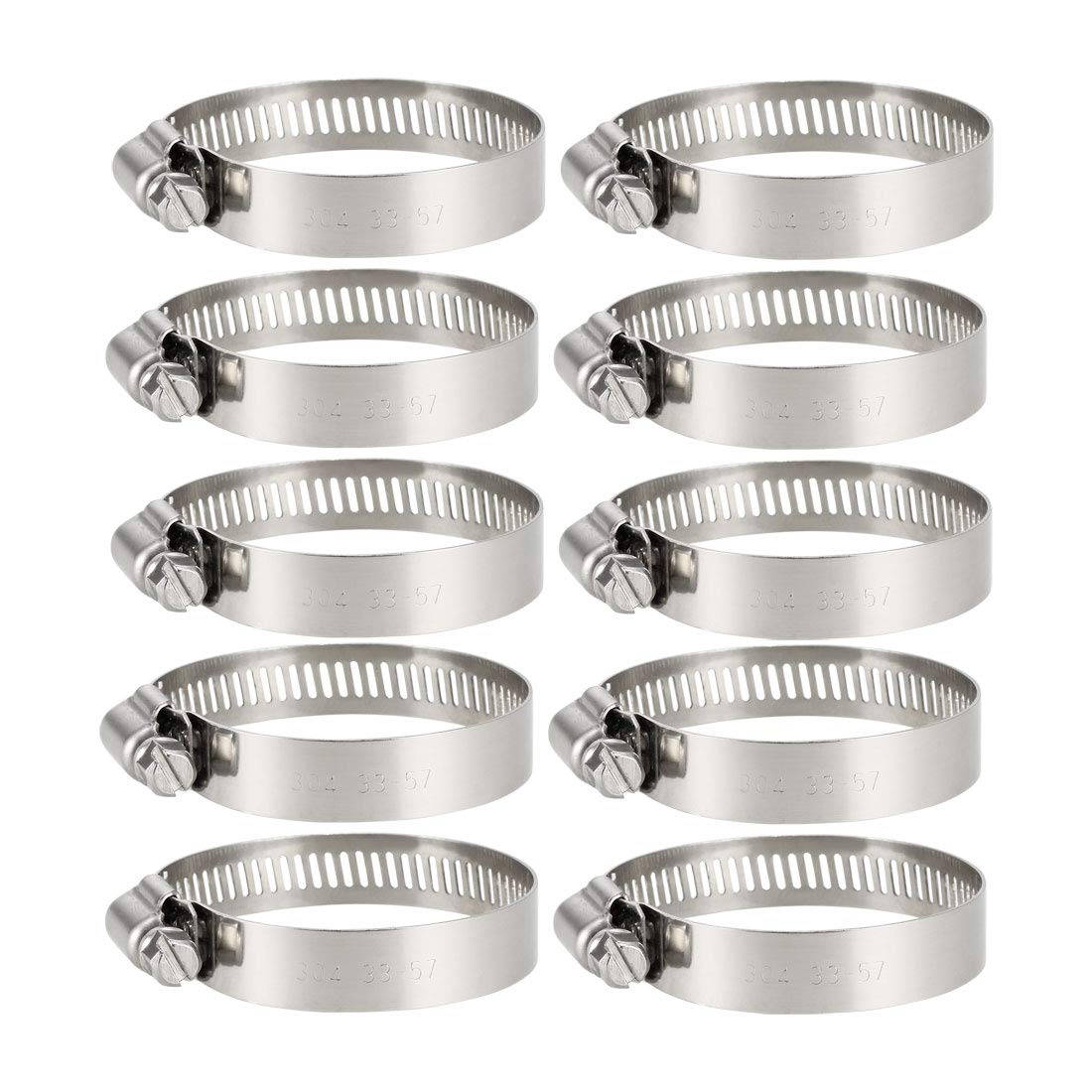 24pcs Stainless Steel Worm Gear Hose Clamps - 3/4 To 1 1/8 Inch Adjustable
