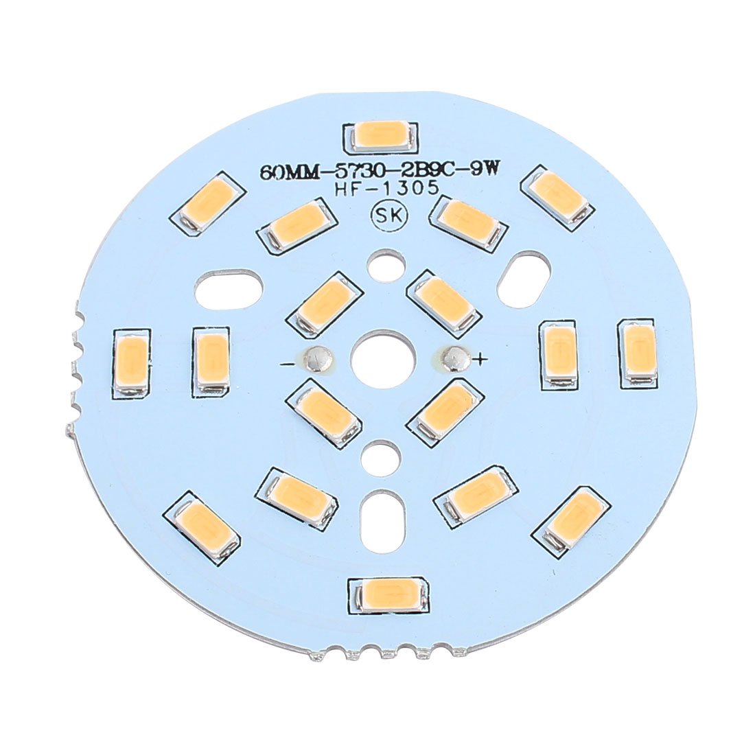 Aexit 60mm Dia Seals & O-Rings 9W 18 LEDs 5730 SMD Warm White LED Ceiling Light Bulb Seals Aluminum Board