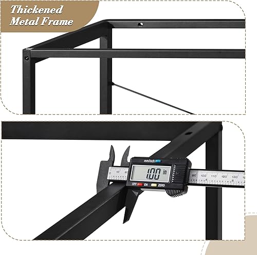 Miniatura 7 de Athena Collection Escritorio para computadora de juegos de 55 pulgadas, moderno escritorio de madera simple con bolsa de almacenamiento para