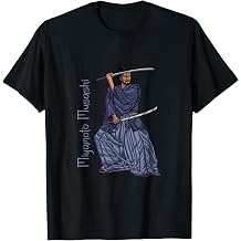 Miyamoto Musashi with Two Katanas T-Shirt