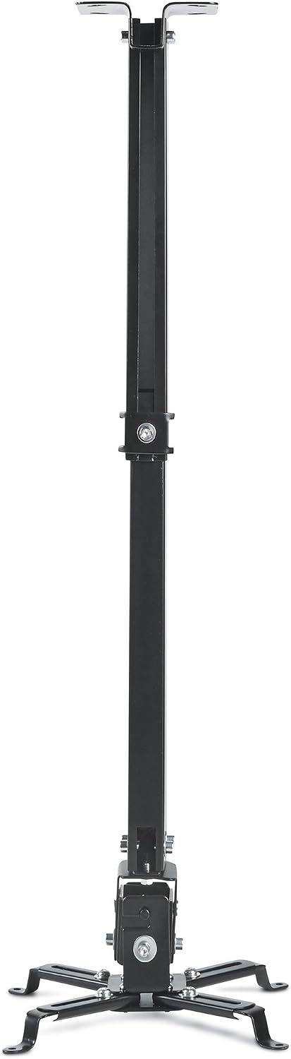 VonHaus Universal Projector Ceiling Mount, Adjustable Height up to 25.5 inches, Swivels 30 Degrees & Tilts 15 Degrees