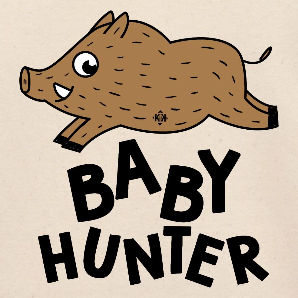 Spreadshirt Baby Hunter | Bébé Chasseur Body bébé manches courtes bio Stanley/Stella