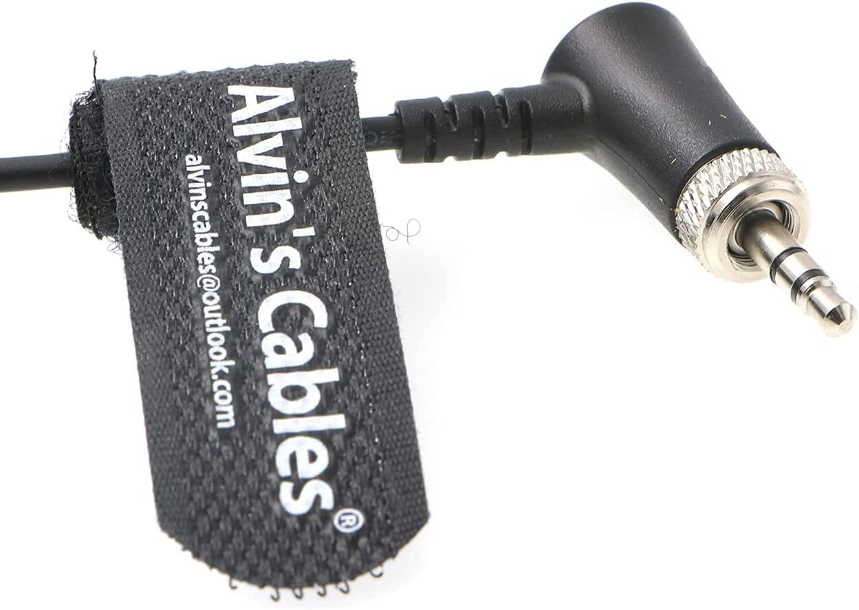 Alvin's Cables Low-Profile Mini-XLR 3-Pin Male to 3.5mm-TRS-Locking Audio-cable for Canon-EOS-C70 from Deity BP-TRX - Image 5