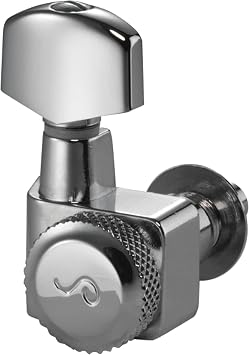 Schaller Original F-Series Standard + Locking 6l SMB SL Machine Head Set, chrome