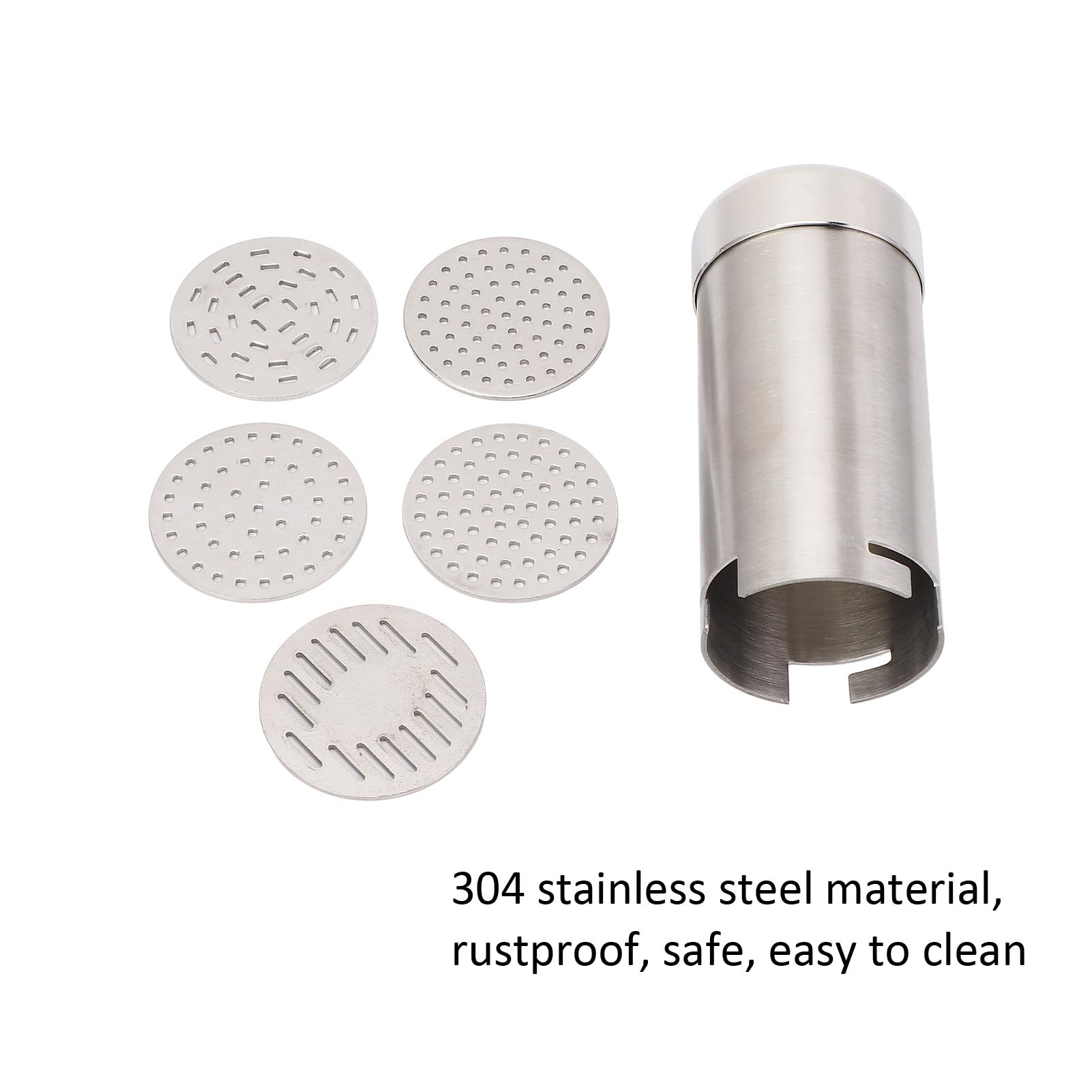 Yosoo Health Gear Máquina Eléctrica para Hacer Pasta, Máquina para Hacer Pasta Inalámbrica de Acero Inoxidable 304, Prensa Manual de 40W y 2000mAh para Fideos, Fideos Hele y Salchichas en Casa,