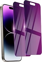 2026 New 2 Pack Privacy Screen Protector for iPhone 14 Pro Max 6.7 Inch Tempered Glass, 28° Anti Spy Full Coverage, Anti Blue Light Filter, 9H Scratch Resistant Bubble Free Installation