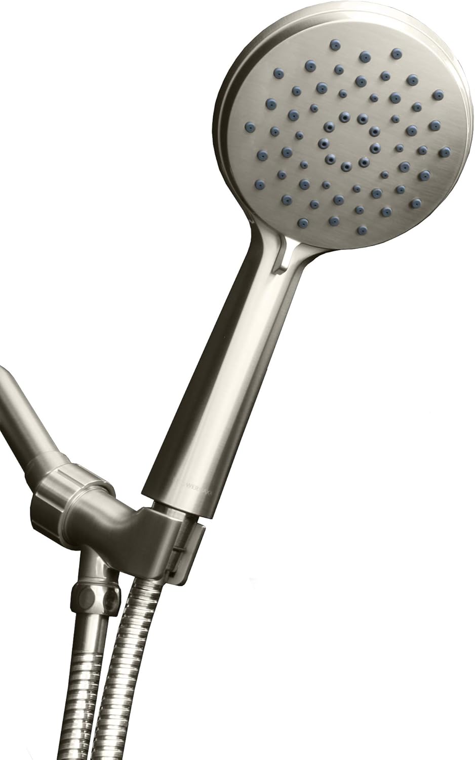 Limited Stock ShowerMaxx, Luxury Spa Series, 3 Spray Settings 4.7 inch Hand Held Shower Head, Extra Long Stainless Steel Hose, MAXX-imize Your Shower with Showerhead in Polished Brass/Gold Finish