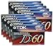 TDK Audio Cassette Tape - 60 Minute (8 Pack, Red)