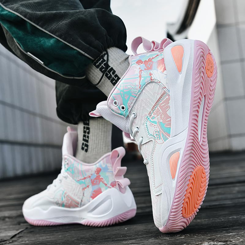Zapatillas de baloncesto para mujer y hombre, transpirables, modernas, cómodas, para voleibol, al aire libre, antideslizantes, para mujer y hombre