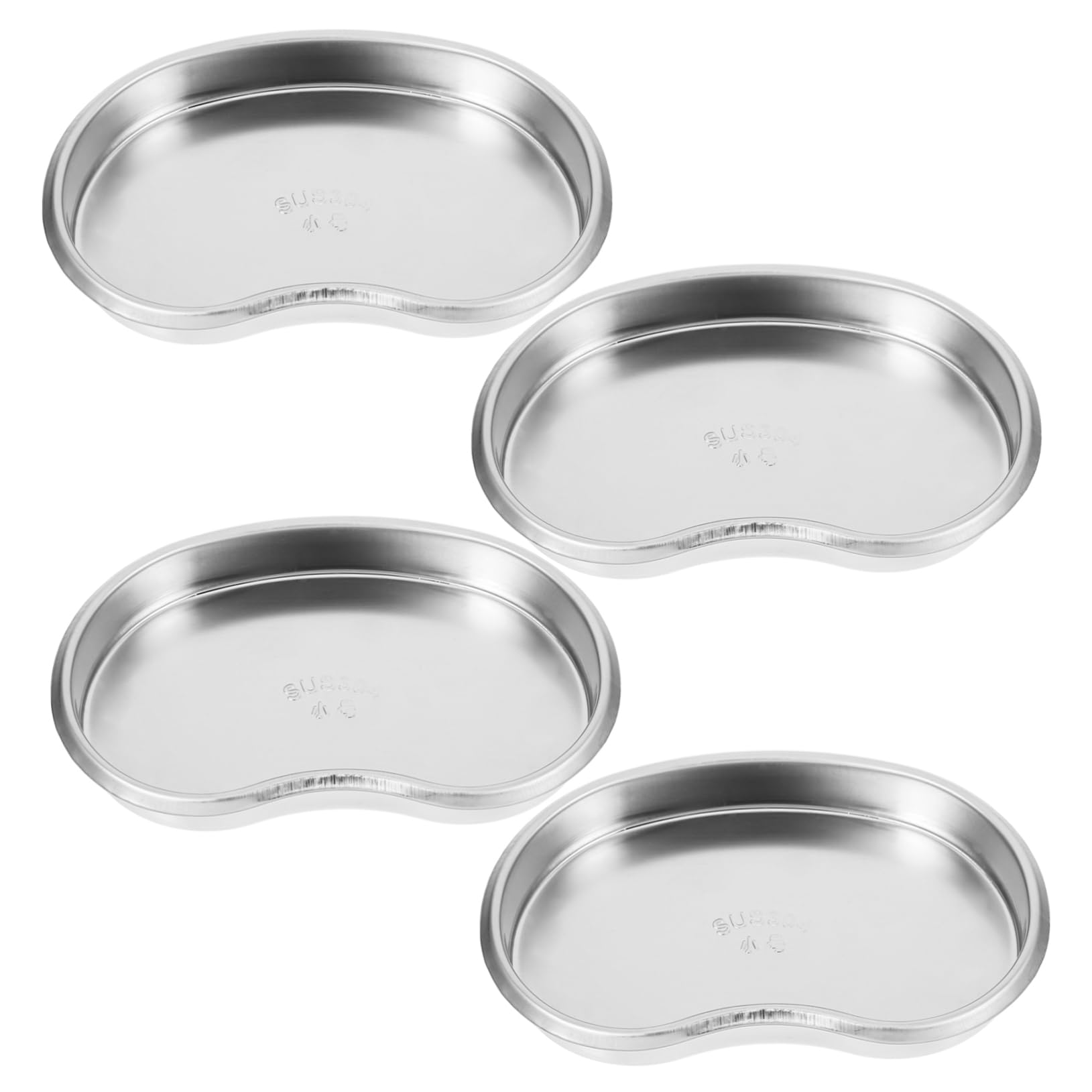 Bandeja Ovalada de Acero Inoxidable 304 Color Plata para Organizar Utensilios Diarios Diseño Fácil de Limpiar y Uso Versátil en Laboratorios