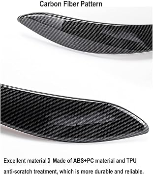 Car Interior Inner Door Armrest Handle Cover Trim For BMW 3 4 Series F30 F31 2013-2017 GT F34 2014-2017 F36 2015-17(4 pieces) (Carbon Fiber)