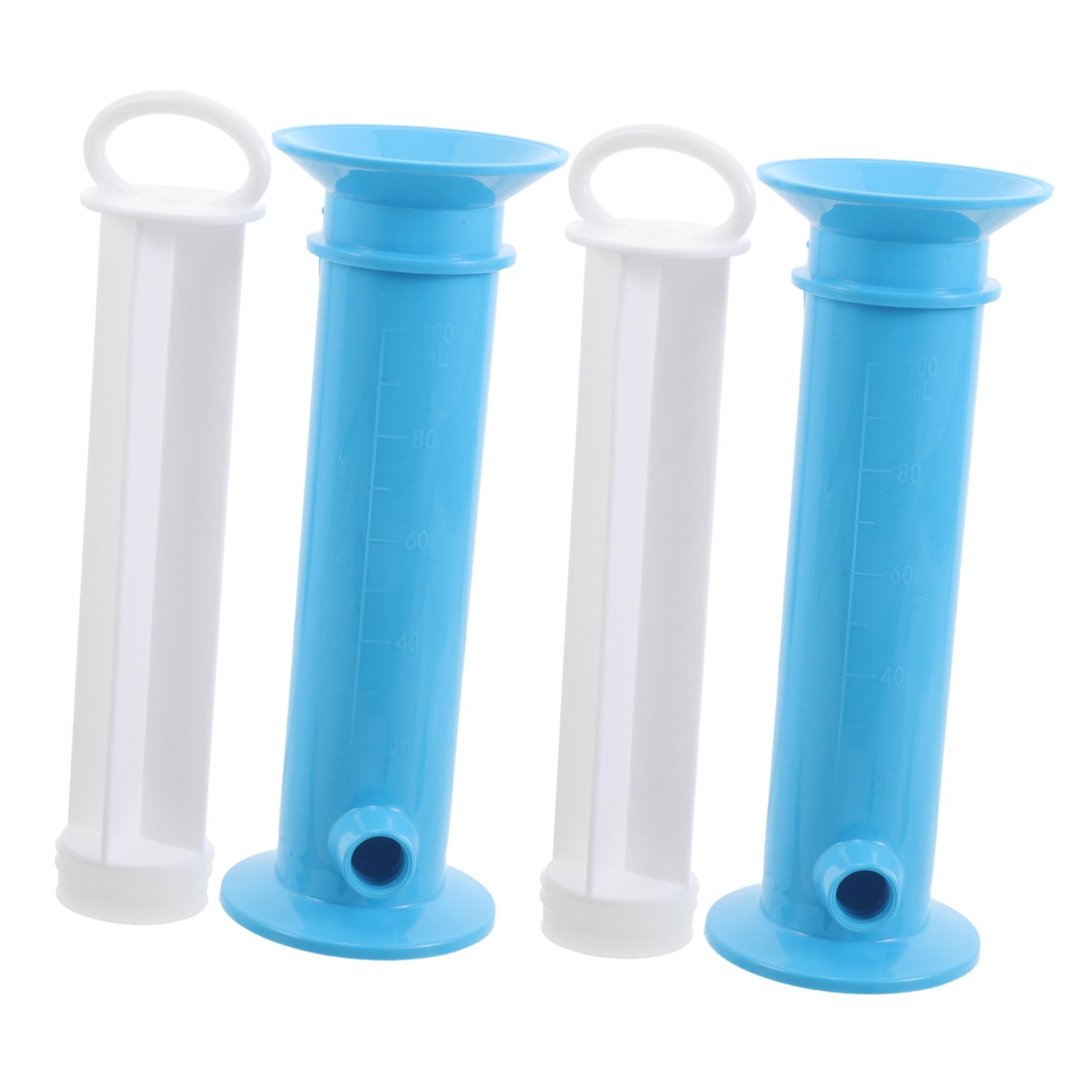 HANABASS 2pcs Food Puree Dispenser Portable Fruit Feeder for Homemade Yogurt Smoothies Travel Friendly Easy to Use Clean for Boy Girl