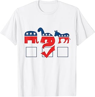 Vote Dinosaur Party t-shirt funny political parody tshirt