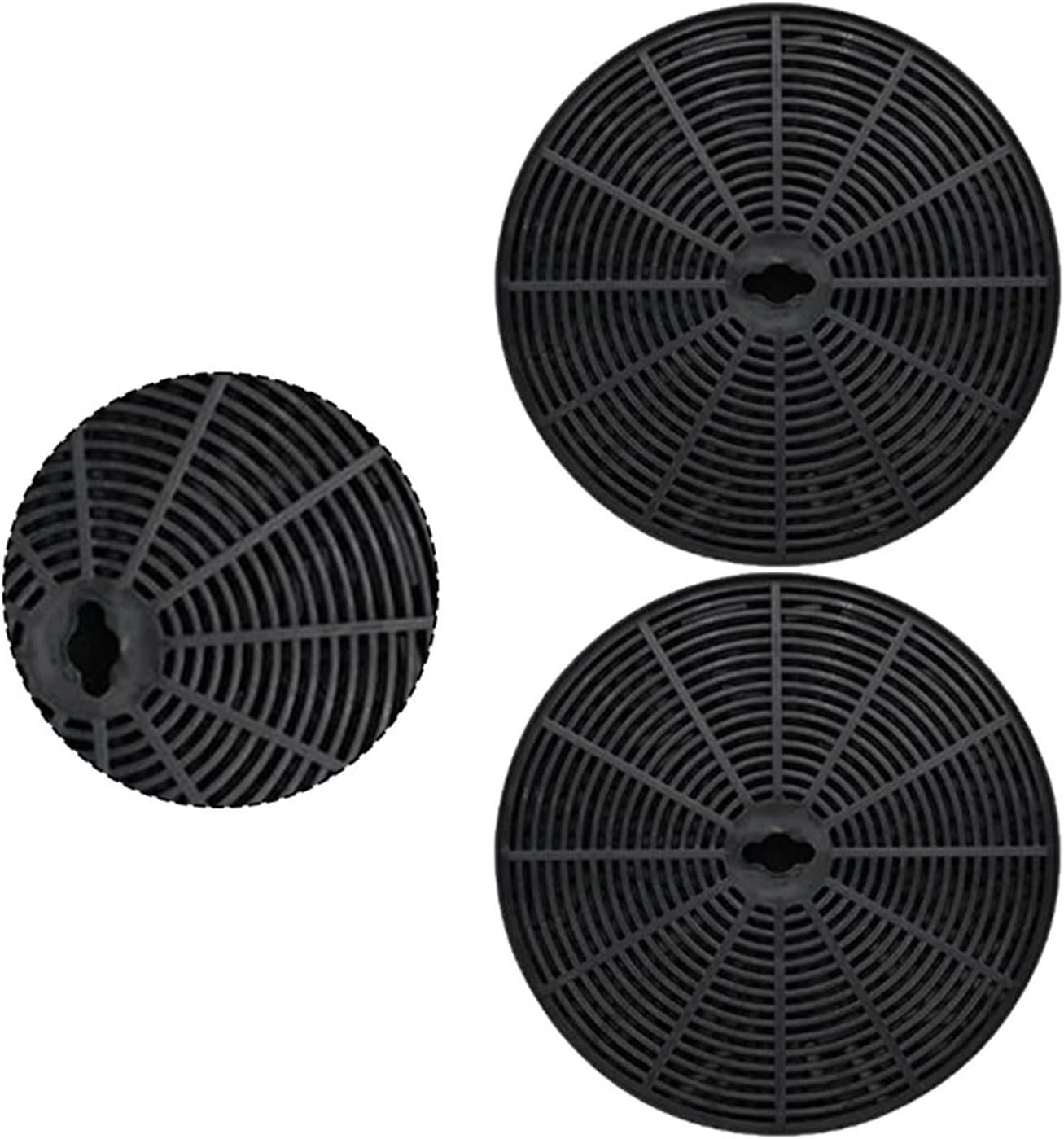 153 * 16mm Carbon Filters For Kitchen Range Hood Accessories 2PCS Kitchen Appliances Range Hood Parts