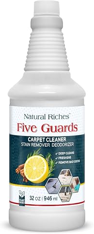 Natural Riches Upholstery Carpet Cleaner Shampoo 32 Fl Oz - Deep Cleansing Formu