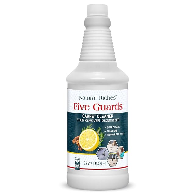 Natural Riches Organic Upholstery Carpet Cleaner Shampoo Solution Machine Use A Miracle Carpet Cleaner Stain Remover Deodorizing Formula
