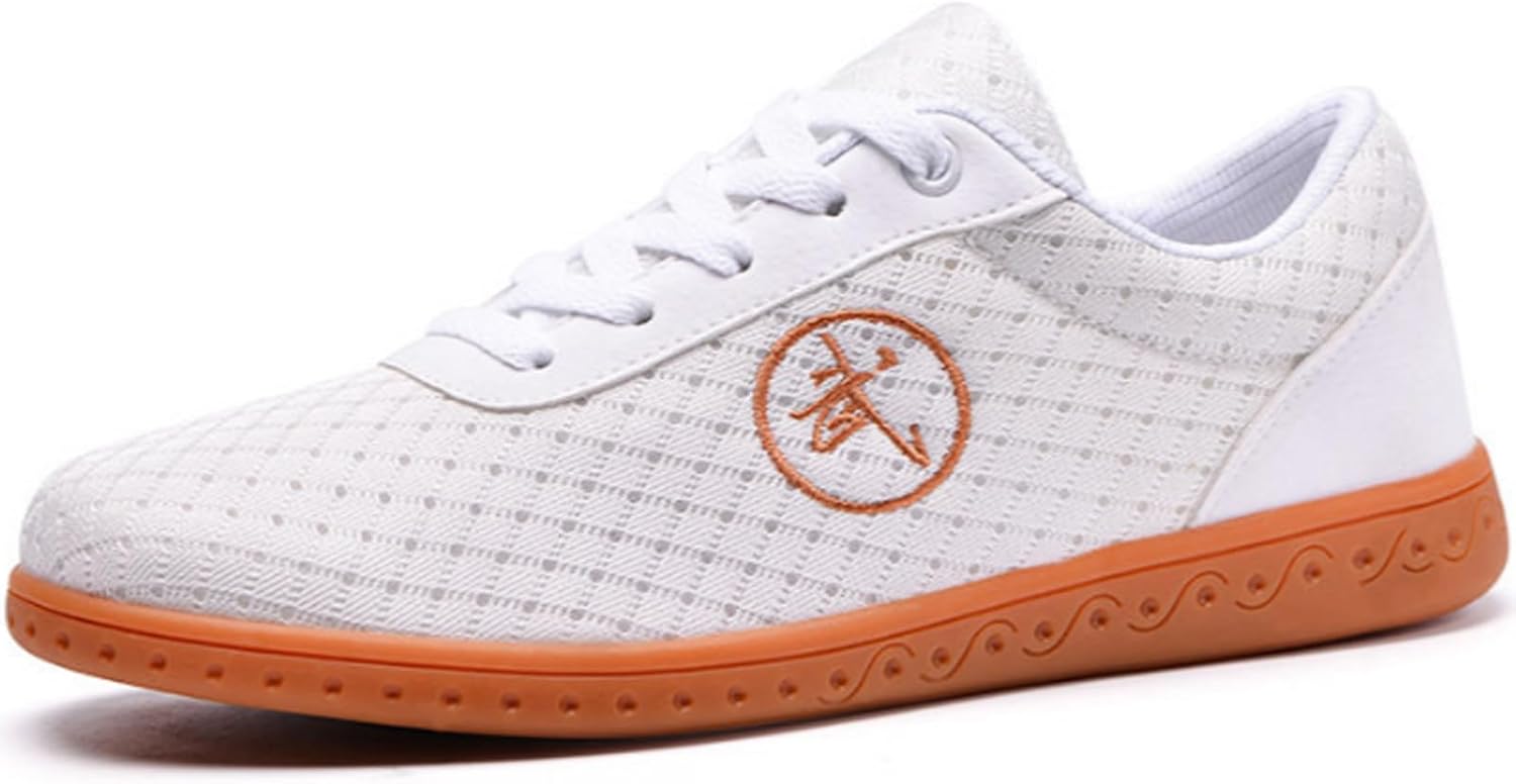 Karate Shoes Women Martial Arts Shoes for Women Mesh Taekwondo Shoes Men Tai chi Kung fu Shoes Breathable Taekwondo Boxing Traning Sneakers (Size:43EU,Color:A)