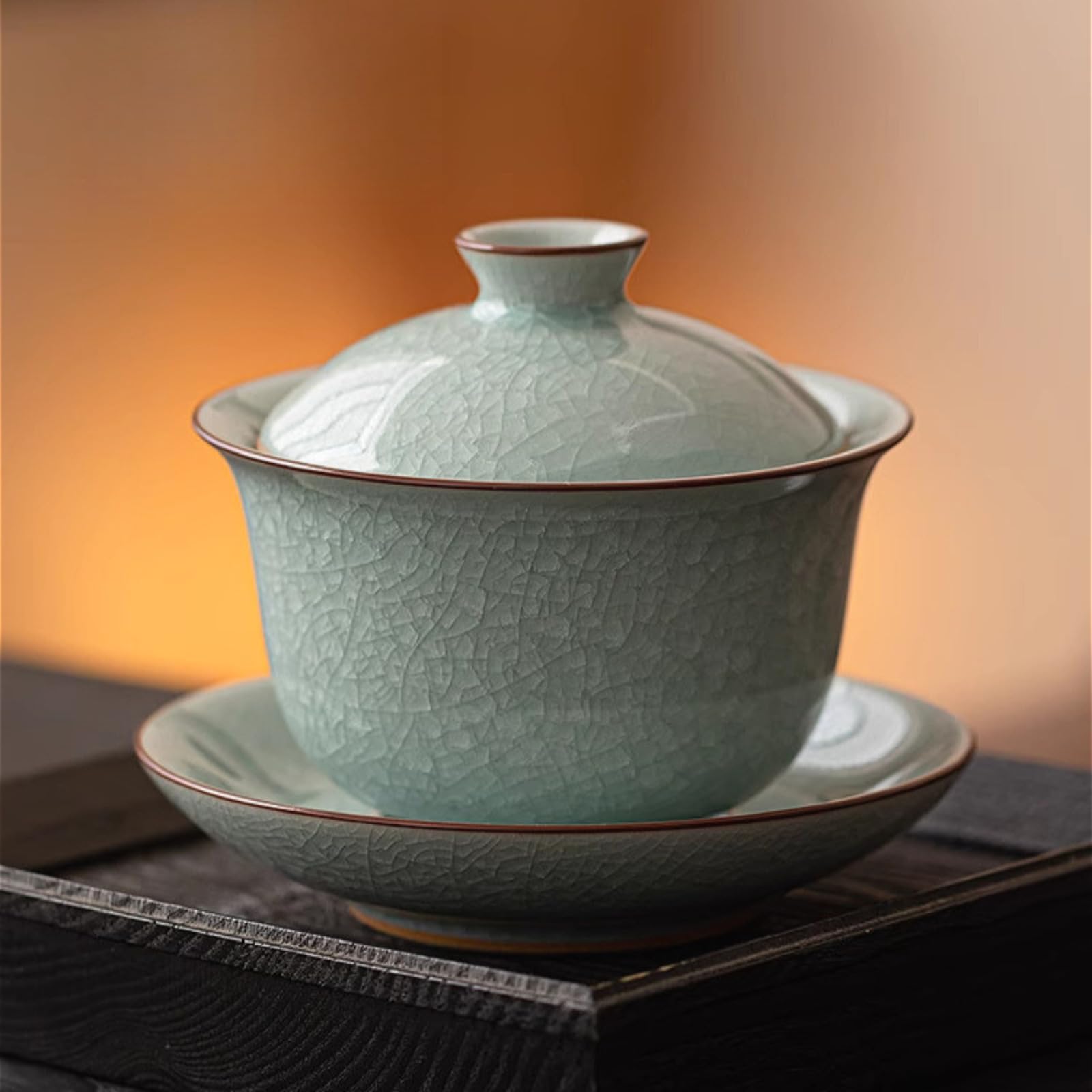 Gaiwan craquelé 230 ml en céramique pour révéler les arômes du thé