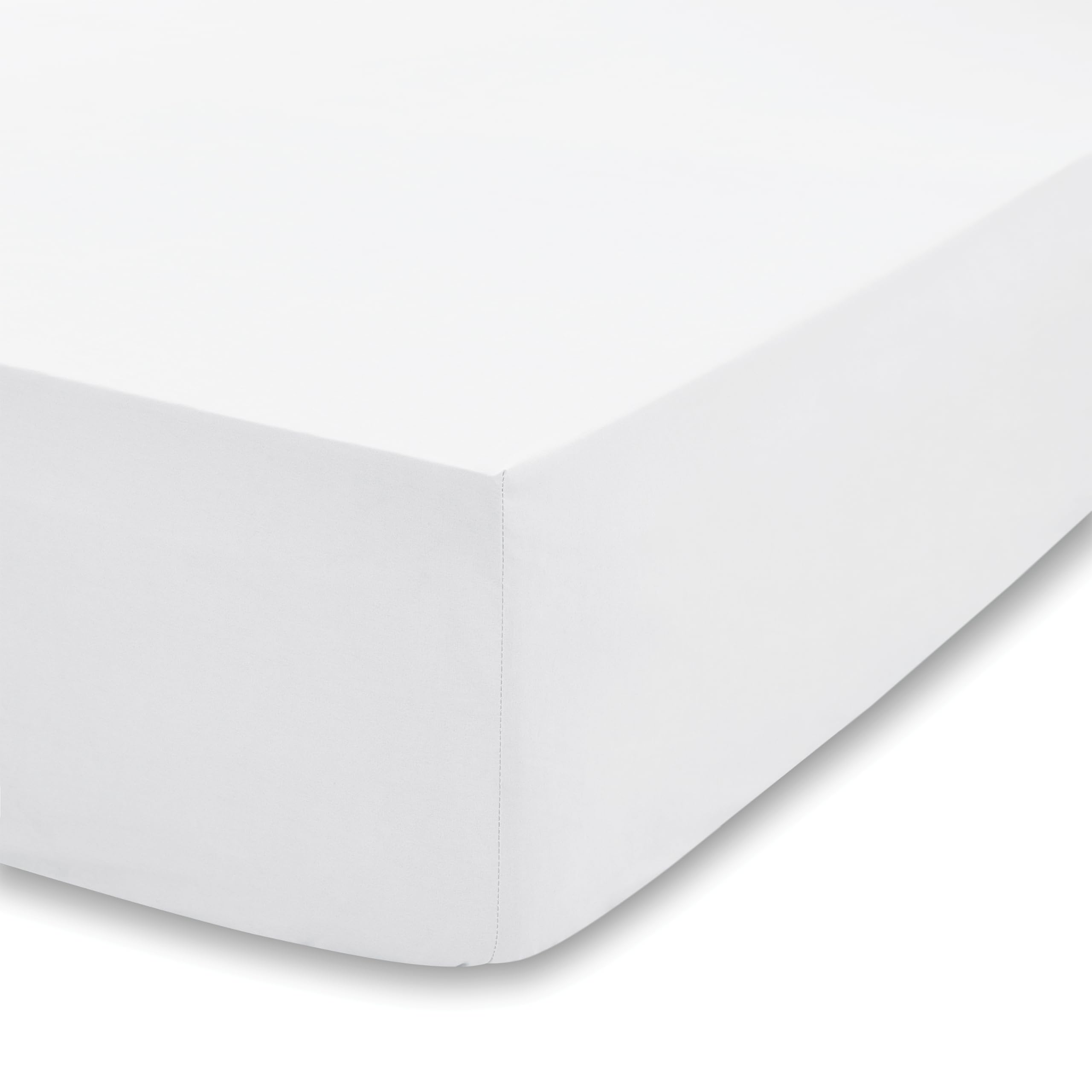 Bianca 200 Thread Count Temperature Controlling TENCEL™ Lyocell King Fitted Sheet White - Image 2