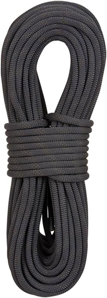ABC Cypher 100% Polyester Do-It-All Static Work and Rescue Rope, 7/16", 300 feet, Black
