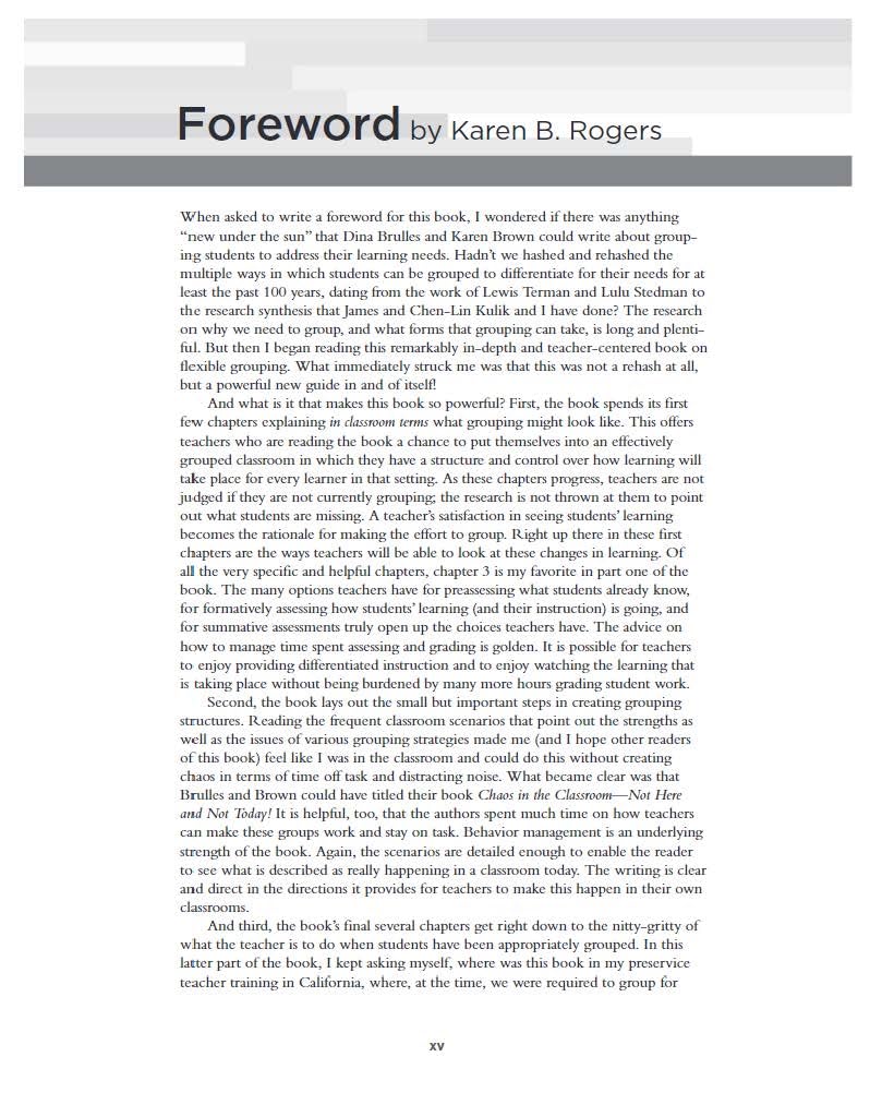 A Teacher's Guide to Flexible Grouping and Collaborative Learning: Form, Manage, Assess, and Differentiate in Groups (Free Spirit Professional®)