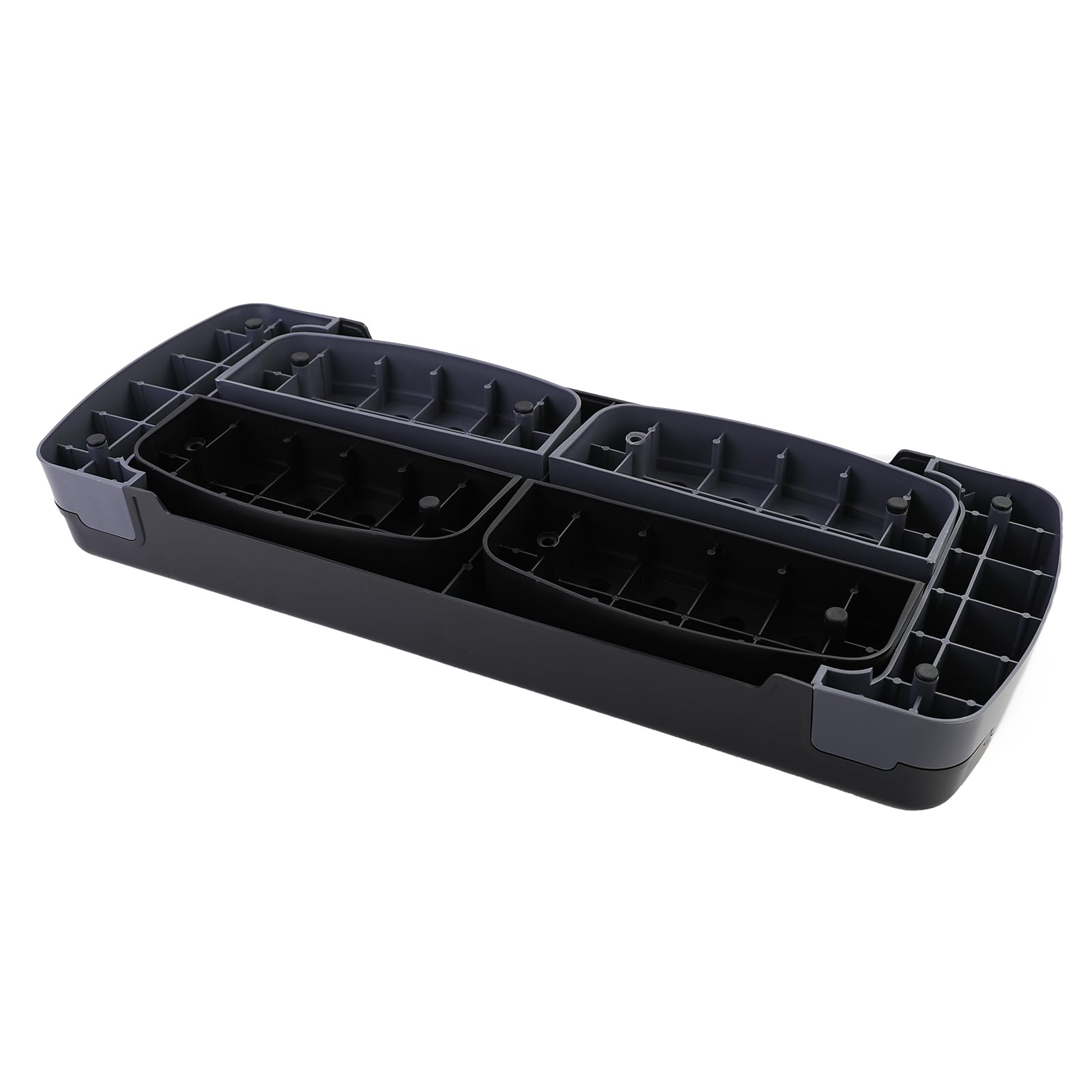 RAMROXX Fitness Stepboard Stepper Steppbrett Workout 3 Stufen Schwarz Grau 80x30cm