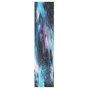 Galaxy Watercolor Panda Art Skateboard Grip Tape Sheets Creative Longboard Waterproof Griptapes for Youth Boys Girls Kids Men No Bubble Free Easy to Apply1Pcs