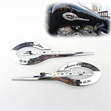 For H&onda Shadow VT VTX 400 500 600 750 1100 Motorcycle 3D Emblem Badge Decal Fuel Tank Sticker Shadow Tank Pad Protector Decal Accessories