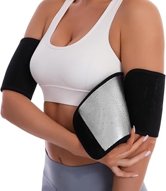 Sauna Leg Sleeves 2-Pack Adjustable Thigh Wraps for Women & Men,Sweat Thigh Trimmer Slimming Workout Gear Fat Burn