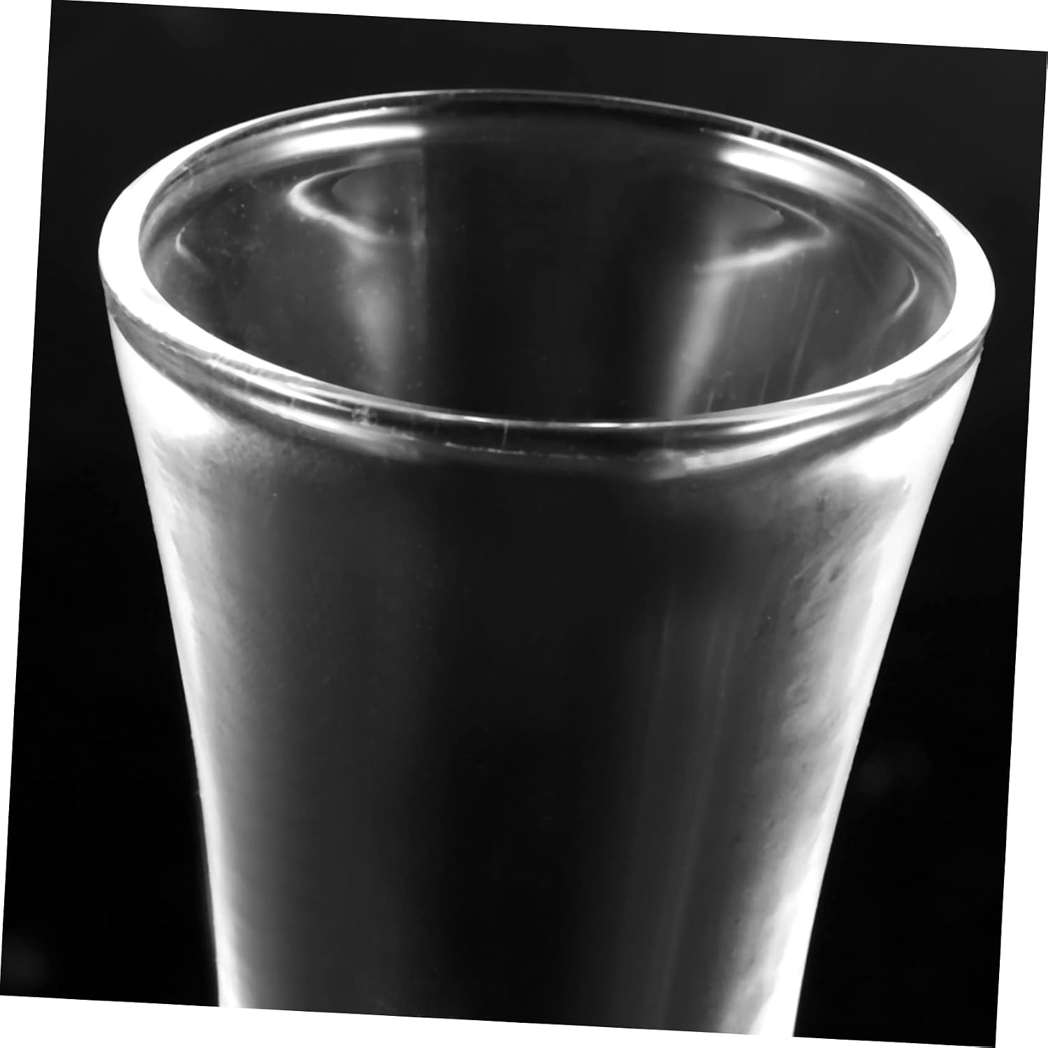 Zerodeko 6pcs Glass Goblets Transparent Wine Glasses Shot Glasses Party Flutes Vintage Style for Cocktails Liquor Soda Elegant Wedding Drinking Cups