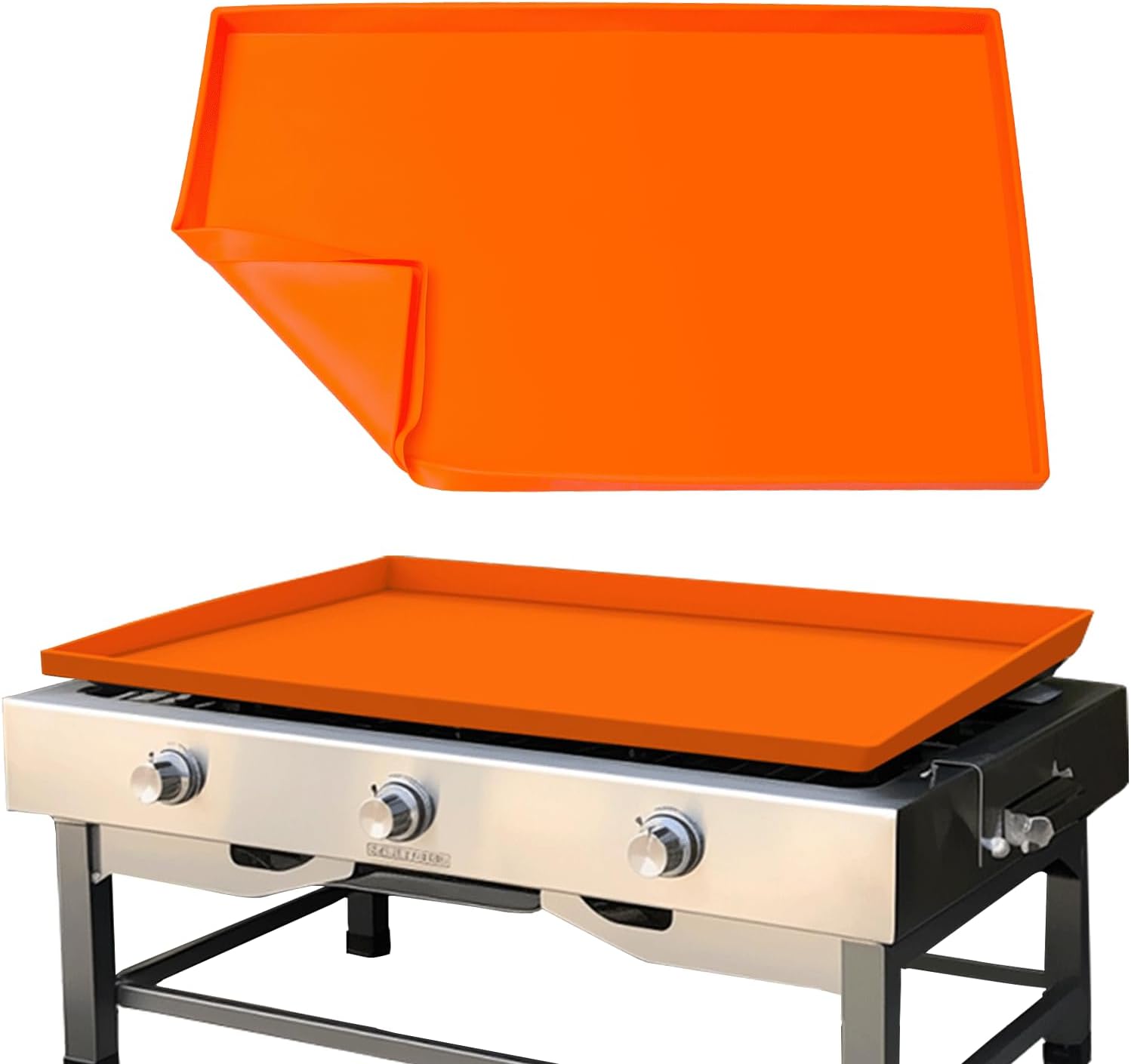 36 Inch Silicone Griddle Mat for Blackstone - Upgraded Full-Edge Griddle Silicone Protective Mat Cover 36" - Heavy Duty Cooking Surface Protective Cover All Season