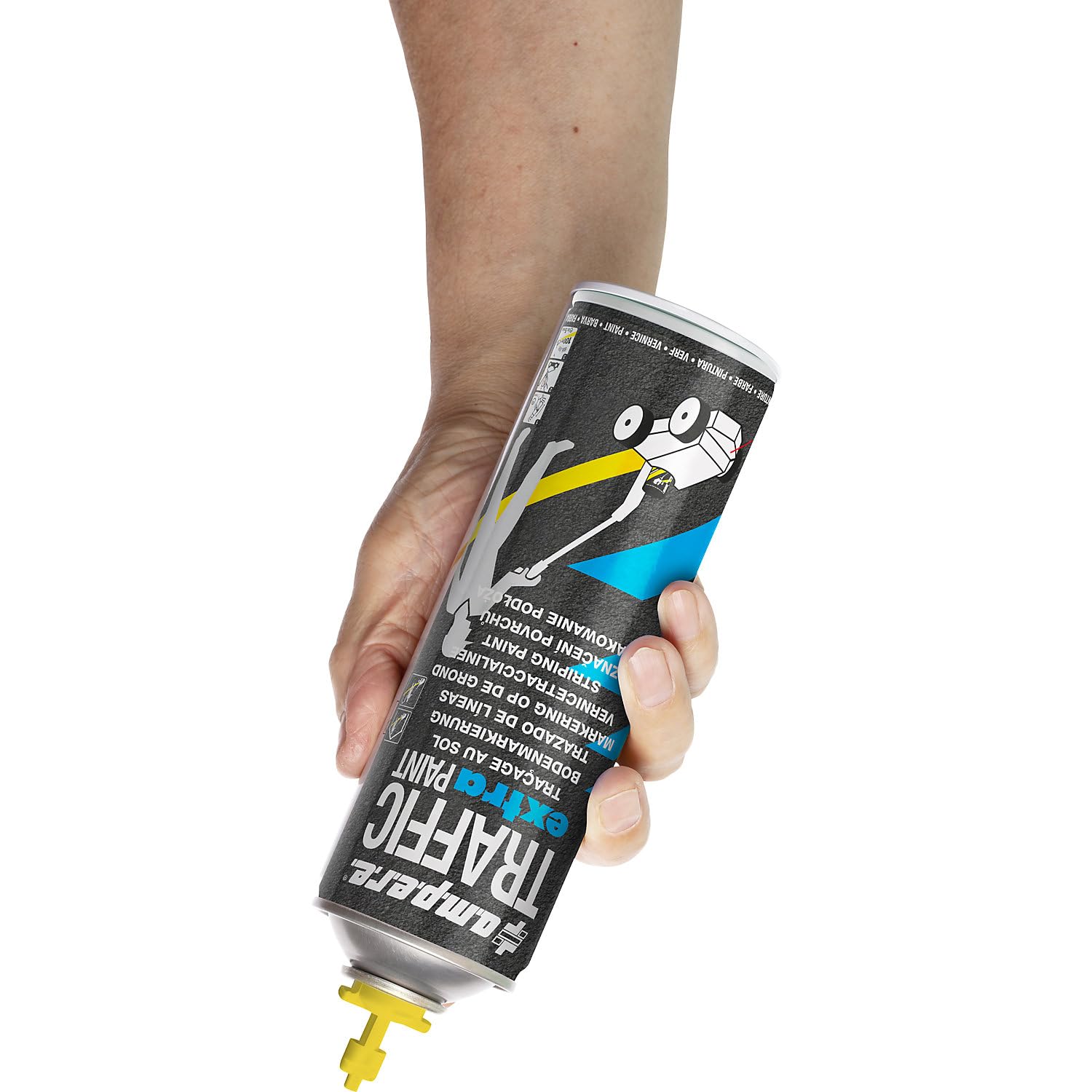 Ampere | Markierfarbe Traffic extra Paint® für starke Beanspruchung | Inhalt 500 ml | VE 12 Dosen | Weiß