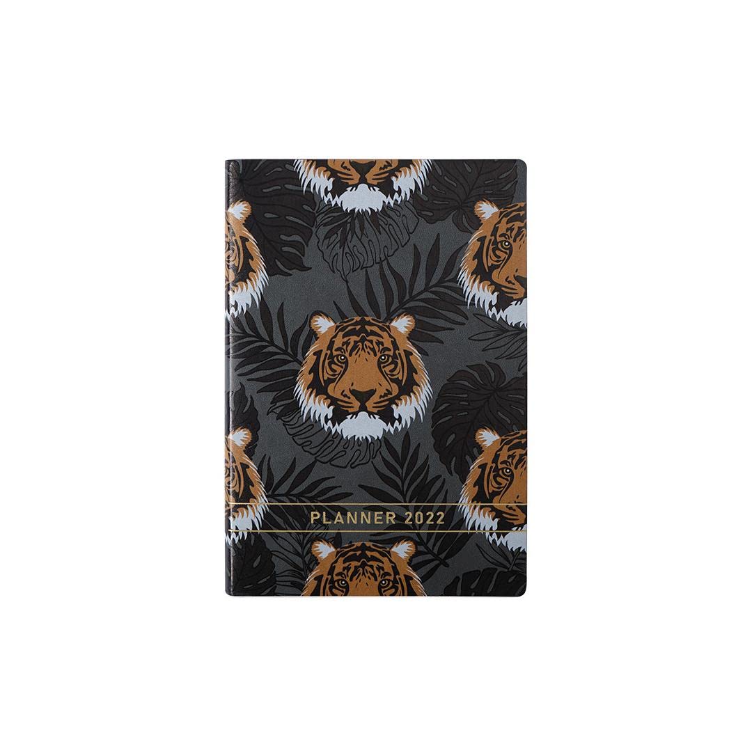 Agenda 2022 Agenda 2022 Planner Organizer A5 Notebook Tiger Diary Journal Weekly Notepad Cute Office 365 Sketchbook Note Book GiornalieroPianificatore di Vita