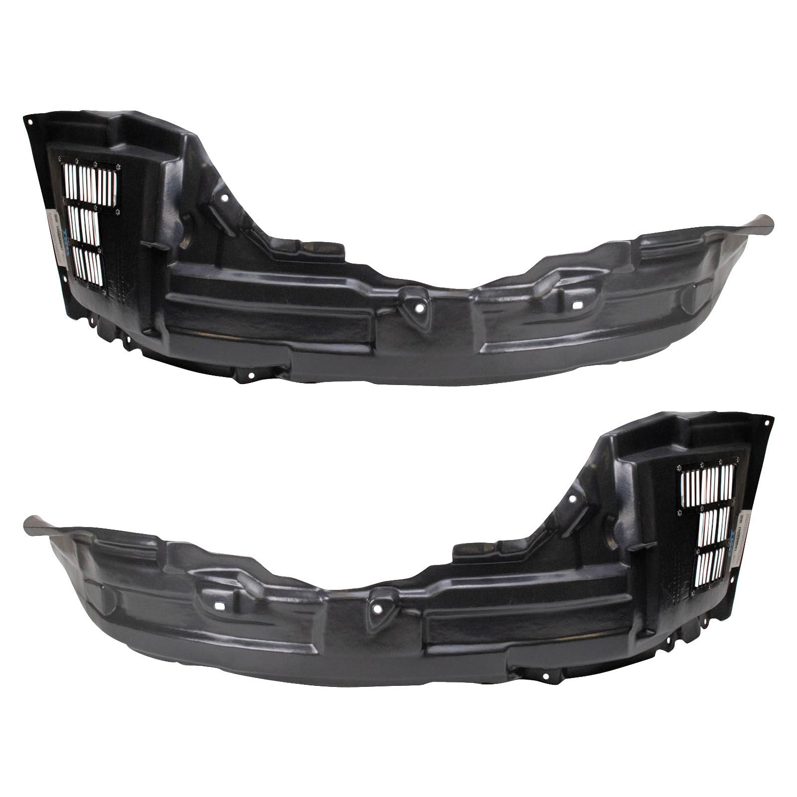 TRQ Inner Fender Liner Set | For 2010-2015 Mitsubishi Lancer MI1248125 MI1249131