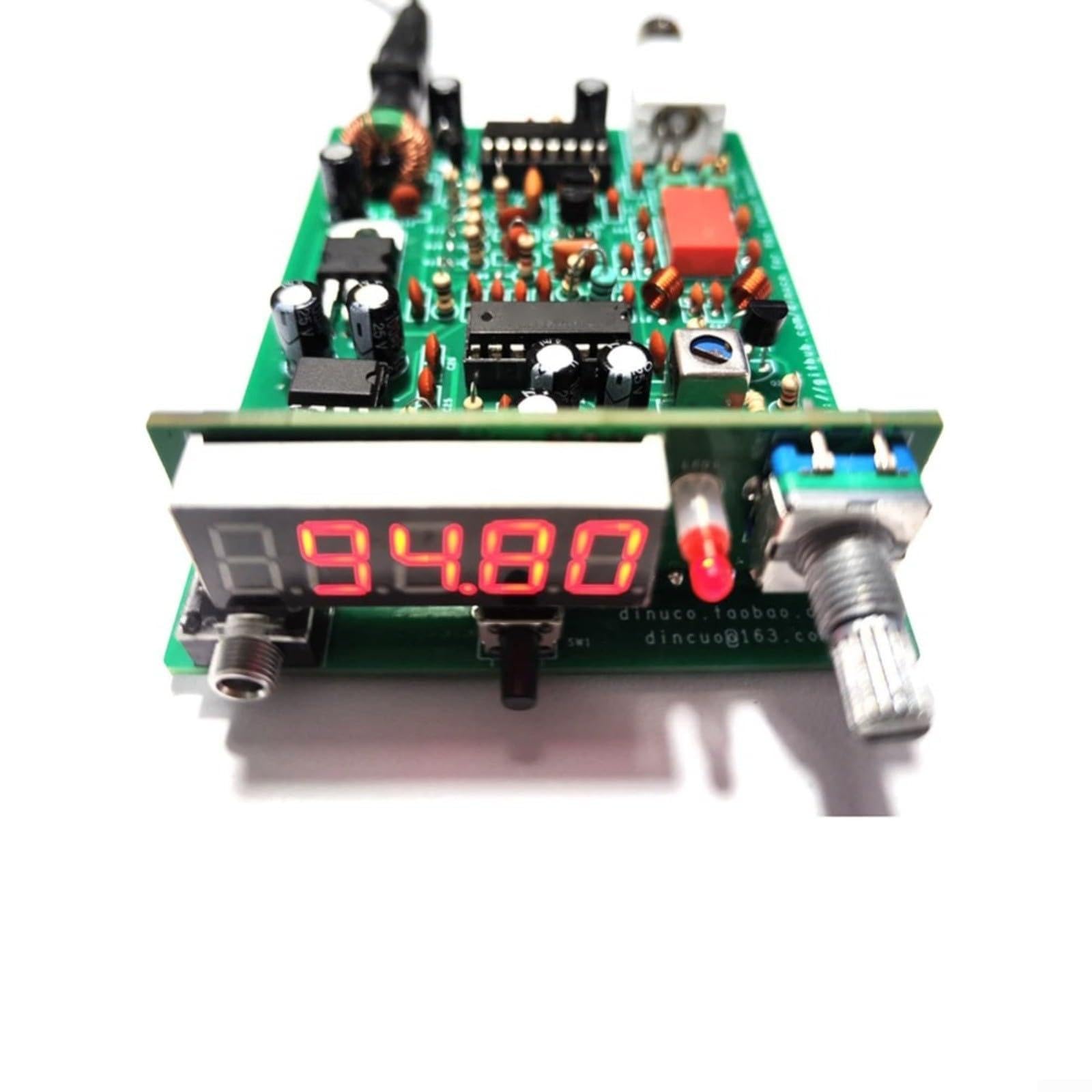 Kit récepteur PLL R20 pour radio FM 88-108 MHz et AM 118-136 MHz, kit radio DIY avec microcontrôleur STC8H1K17, design super hétérodyne pour les amateurs d'aviation, boîtier 71 x 100 mm