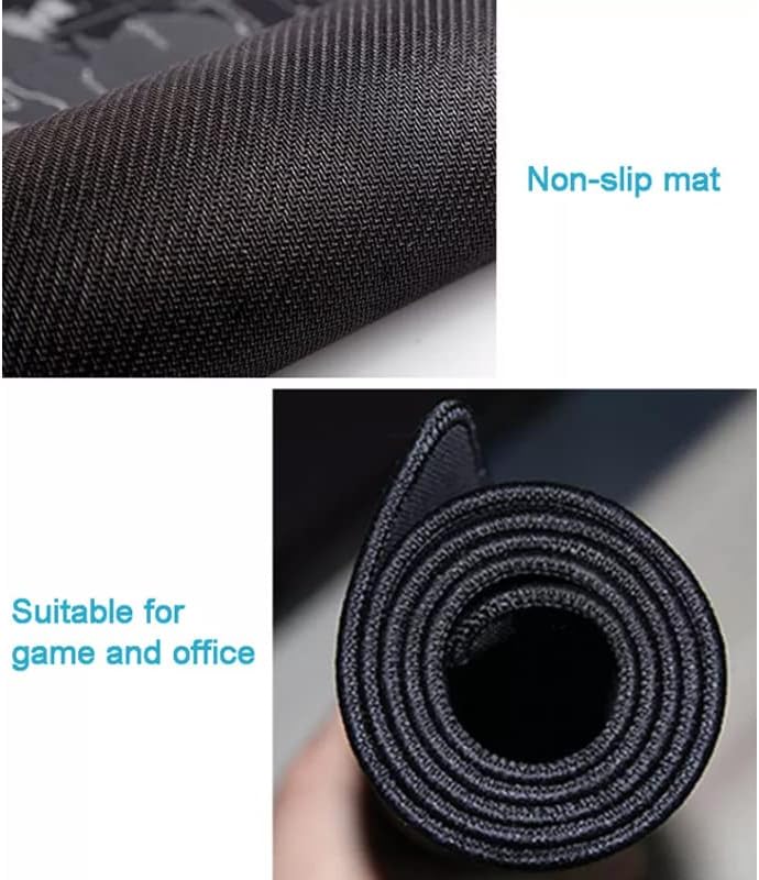 Aksesuarcı 90x40 Büyük Boy XXL Dünya Desenli Mouse Pad Kauçuk Alt Taban, Yumuşak Kumaş Oyuncu MousePad, Bilgisayar ve Dizüstü Bilgisayar Uyumlu 90 40 Mouse Pad - Görsel 7
