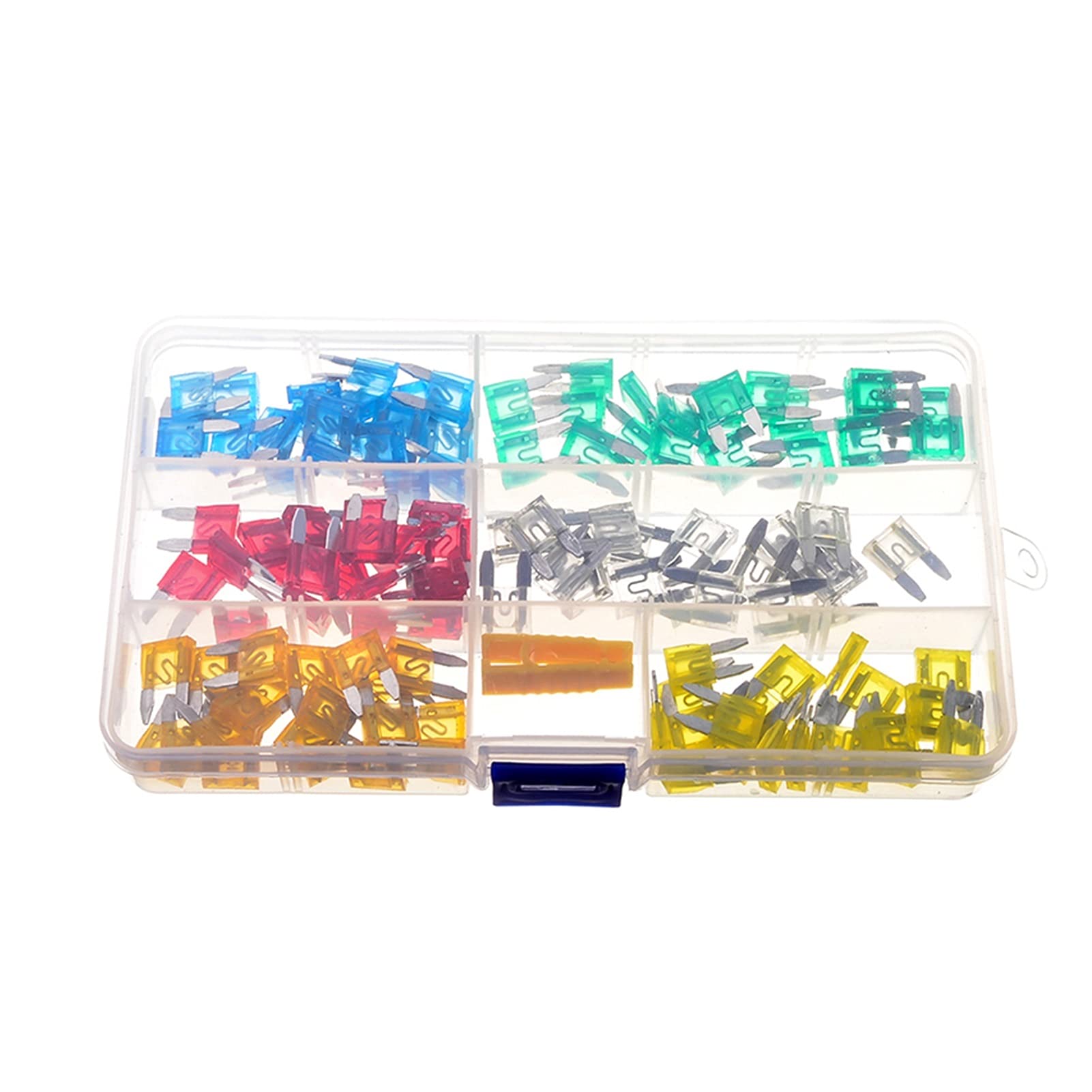 Fusible 120 pièces Voiture Camion Petite Taille 5/10/15/20/25/30a fusibles à Lame Kit d'assortiment Utilisation for fusible de Bateau Automobile