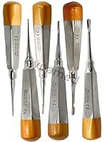 Vista 19 de ArtLaB -Elevador de luxación dental Elevadores de raíces dentales Punta curva recta-Periotome Elevador de luxación de raíz apical Elavators Dentales