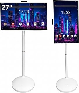 Monitor 27 Polegadas Touchsrcreen Full HD Com Pedestaal Para Apresentações Reuniões Quiosques Tela Interativa com Conexão sem Fio Wi-Fi Bluetooth e Possui Controle de Voz