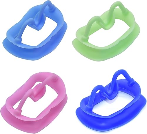 Miniatura 9 de Angzhili 3 piezas de abreboca de silicona, retractor dental de mejillas para blanquear los dientes, retractor de labios intraoral reutilizable