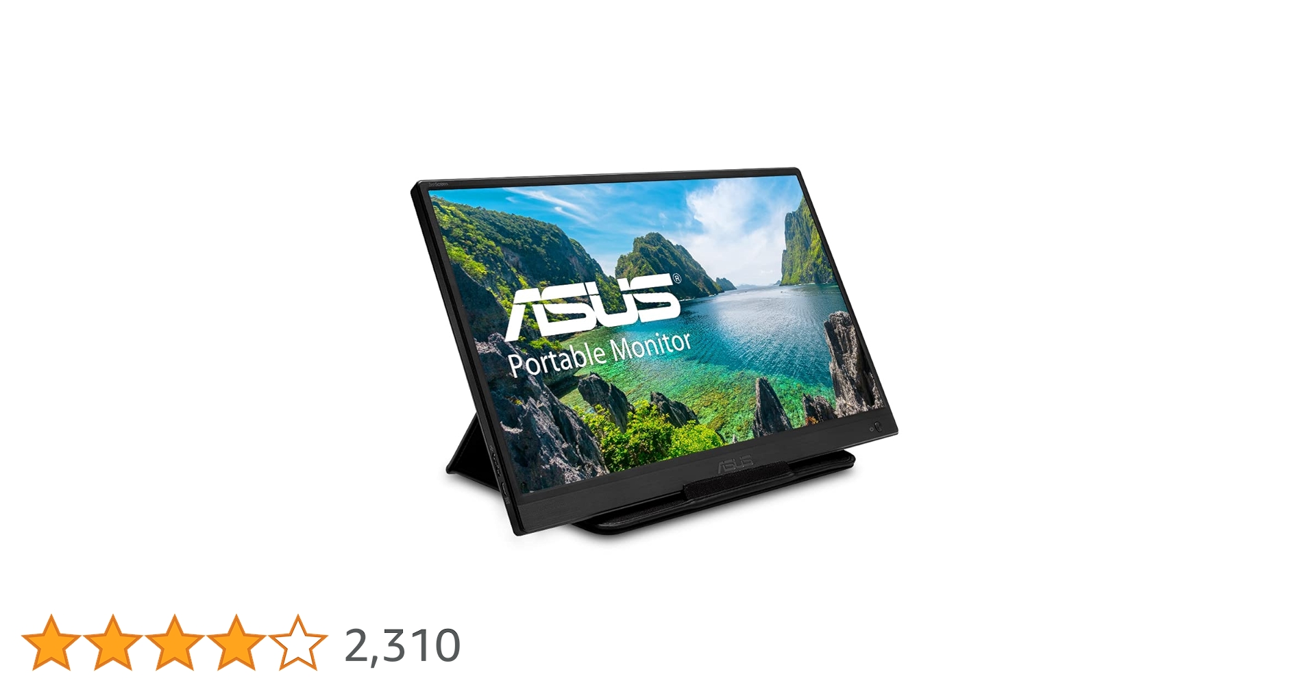 ASUS ZenScreen 15.6” Portable USB Monitor (MB165B) - HD